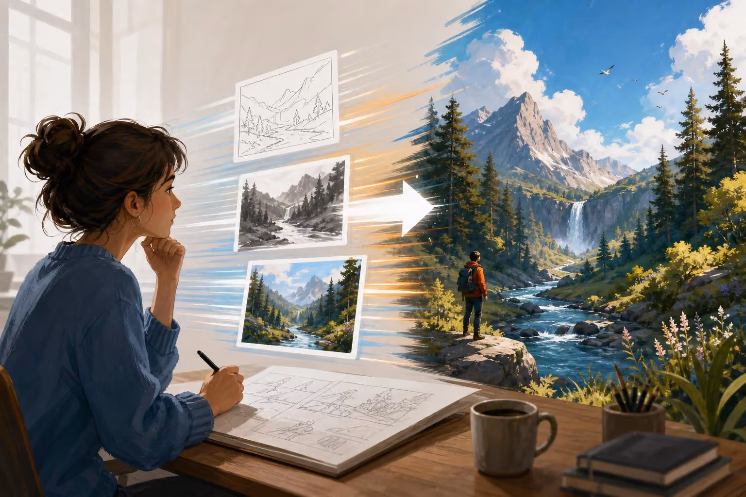 Faster generation and improved fidelity