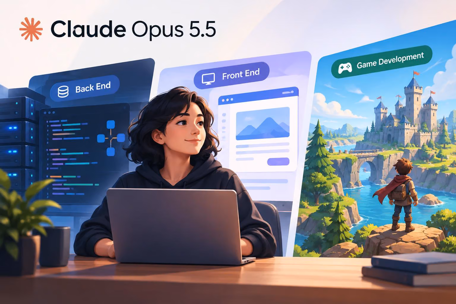 Opus 5.5 for coding: back end, front end and game development