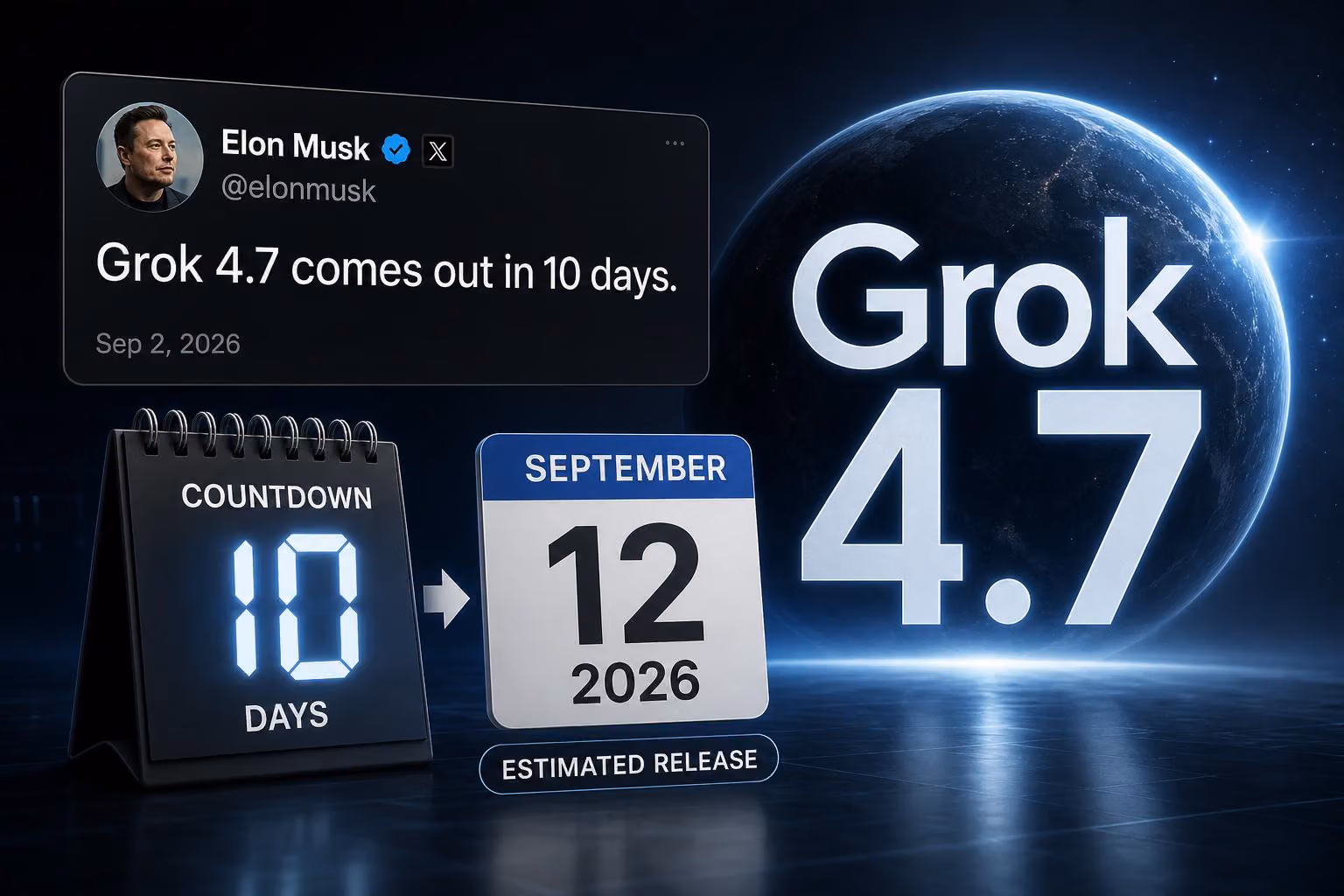 Grok 4.7 Release Set for 10 Days After Announcement