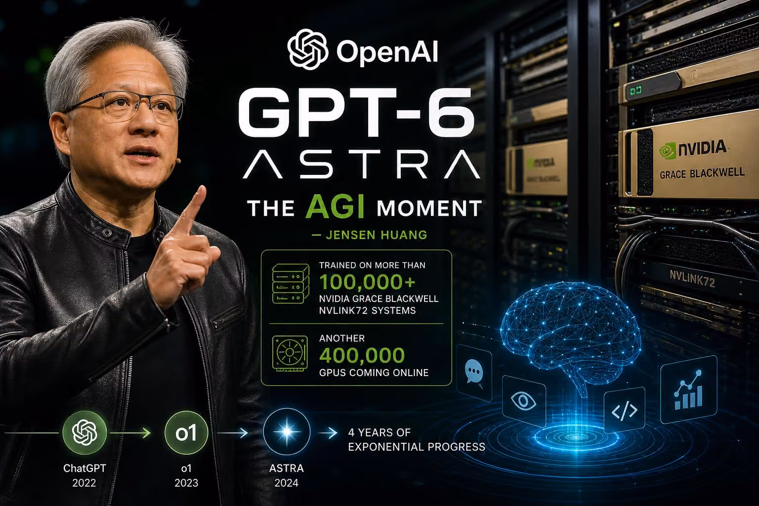 Jensen Huang Claims GPT-6 Astra Marks OpenAI’s AGI Moment