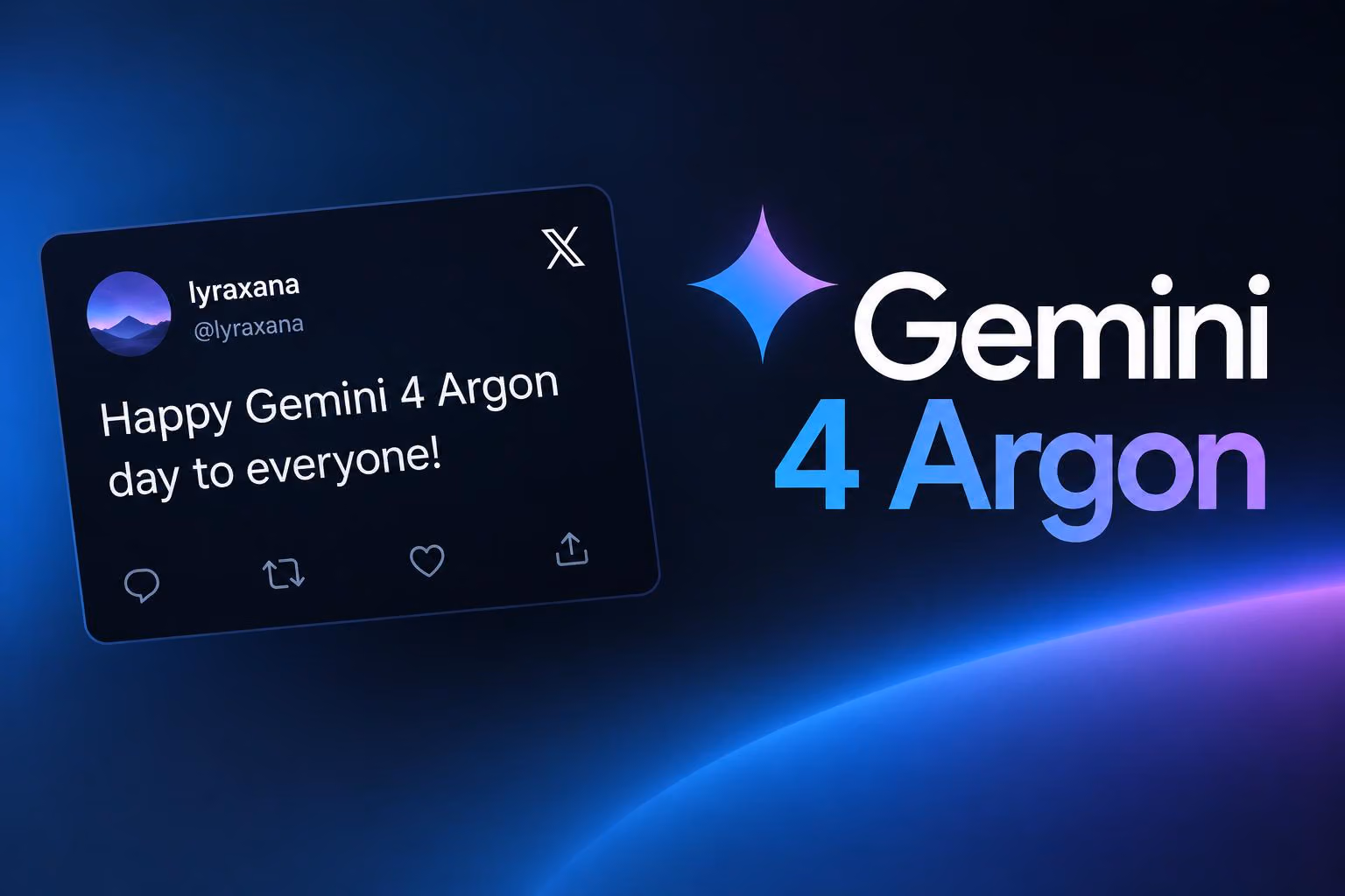 Gemini 4 Argon surfaces in an unconfirmed X post