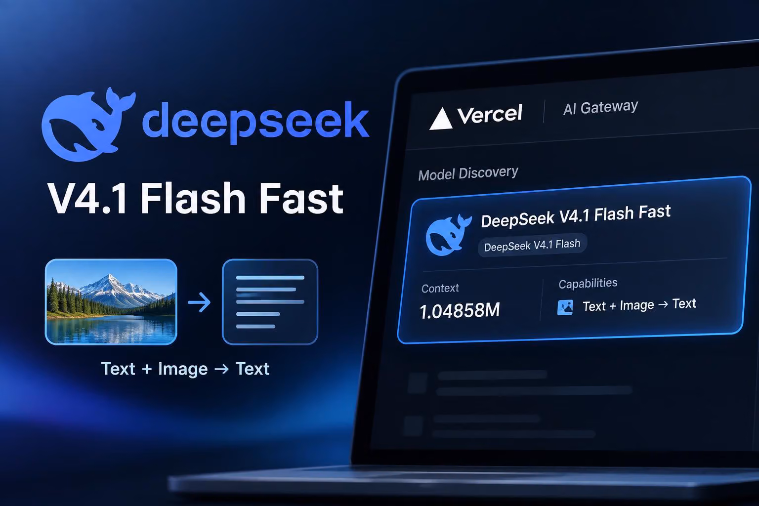 DeepSeek V4.1 Flash Fast Spotted in Vercel AI Gateway