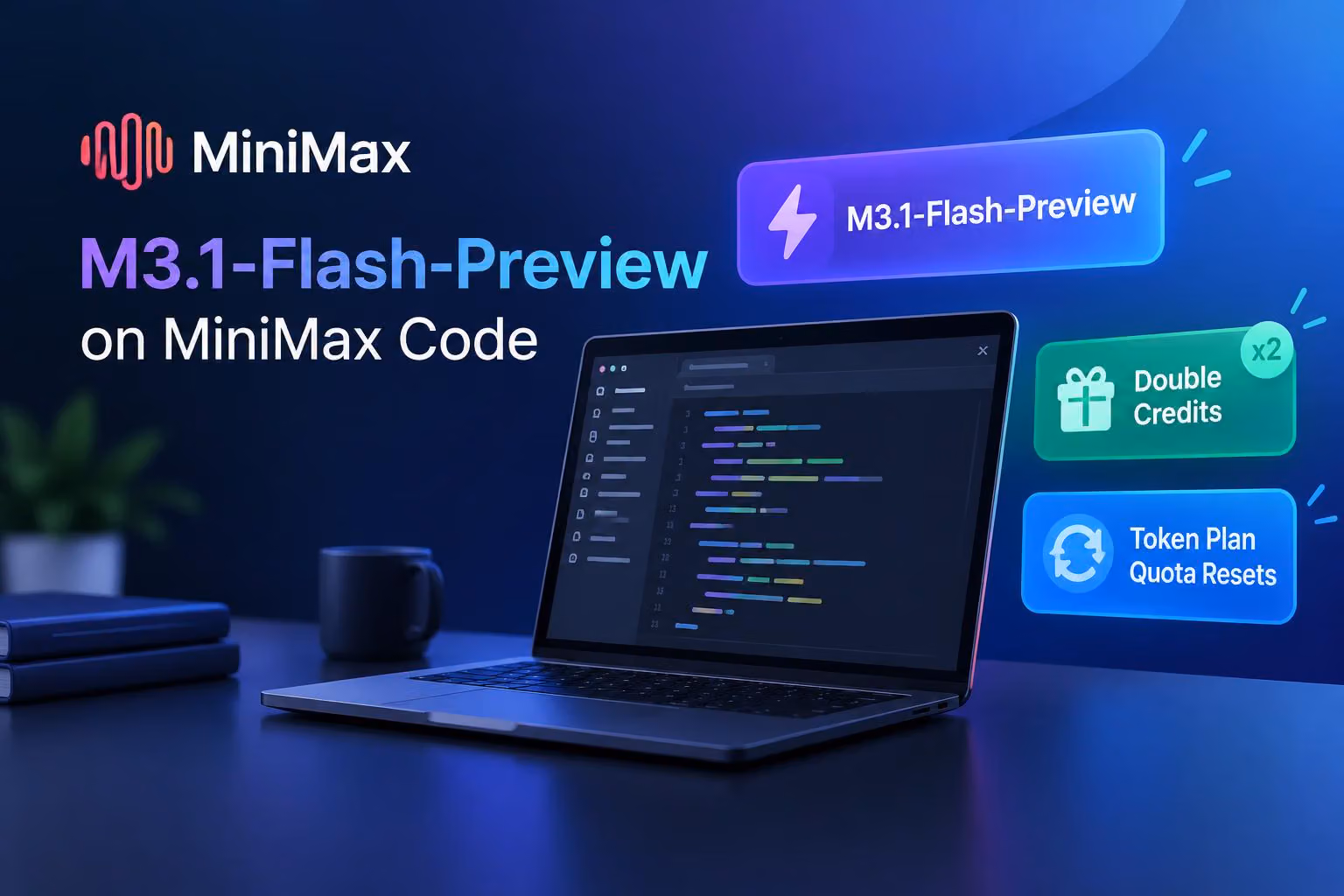 MiniMax M3.1-Flash-Preview arrives on MiniMax Code