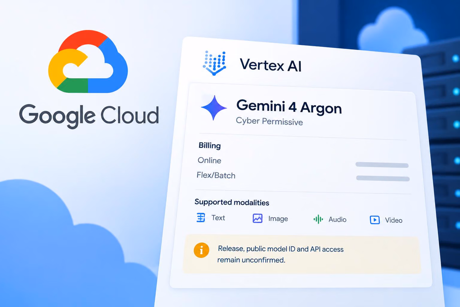 Gemini 4 Argon Appears in Google Cloud Listing