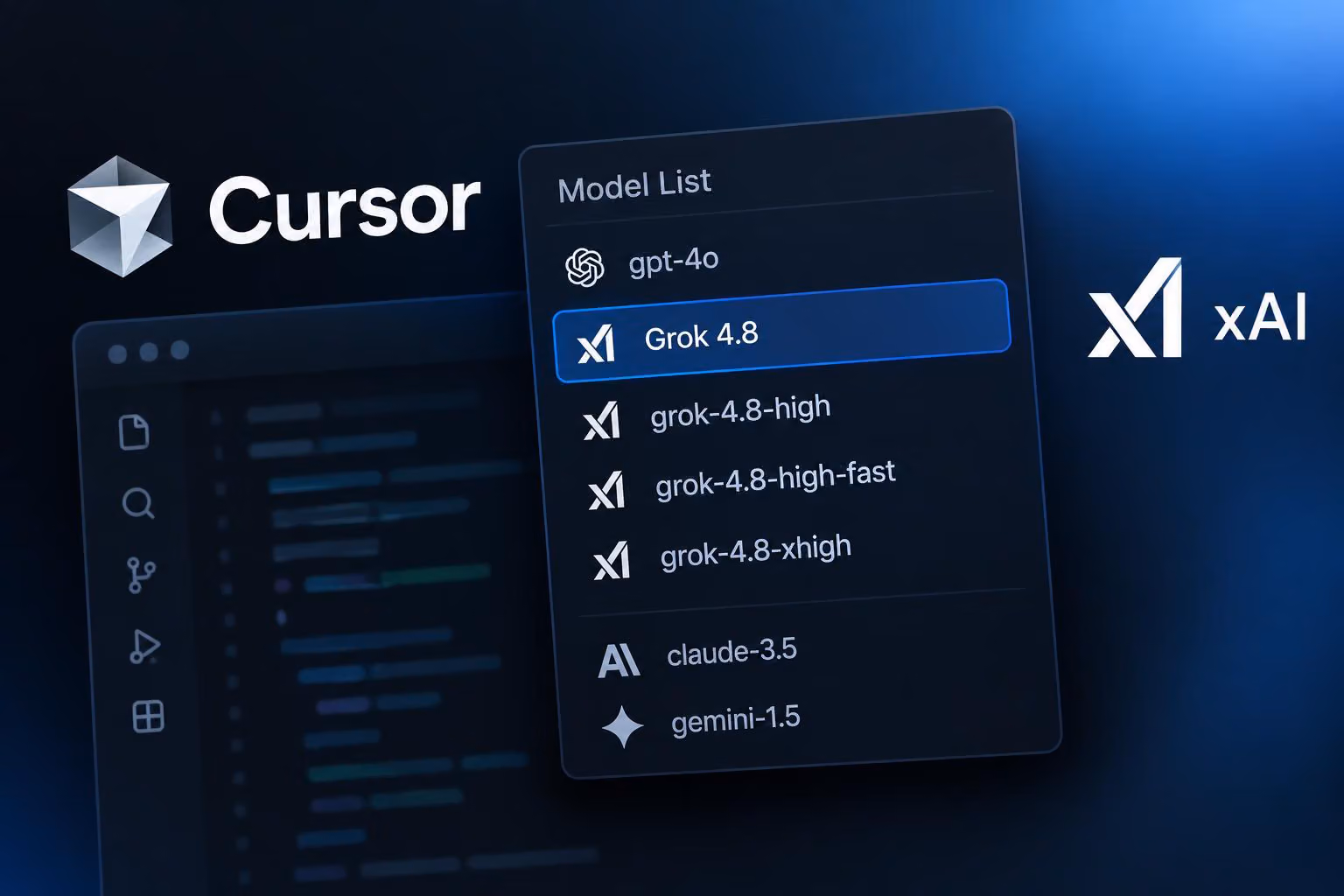 Grok 4.8 Reportedly Appears in Cursor’s Model List