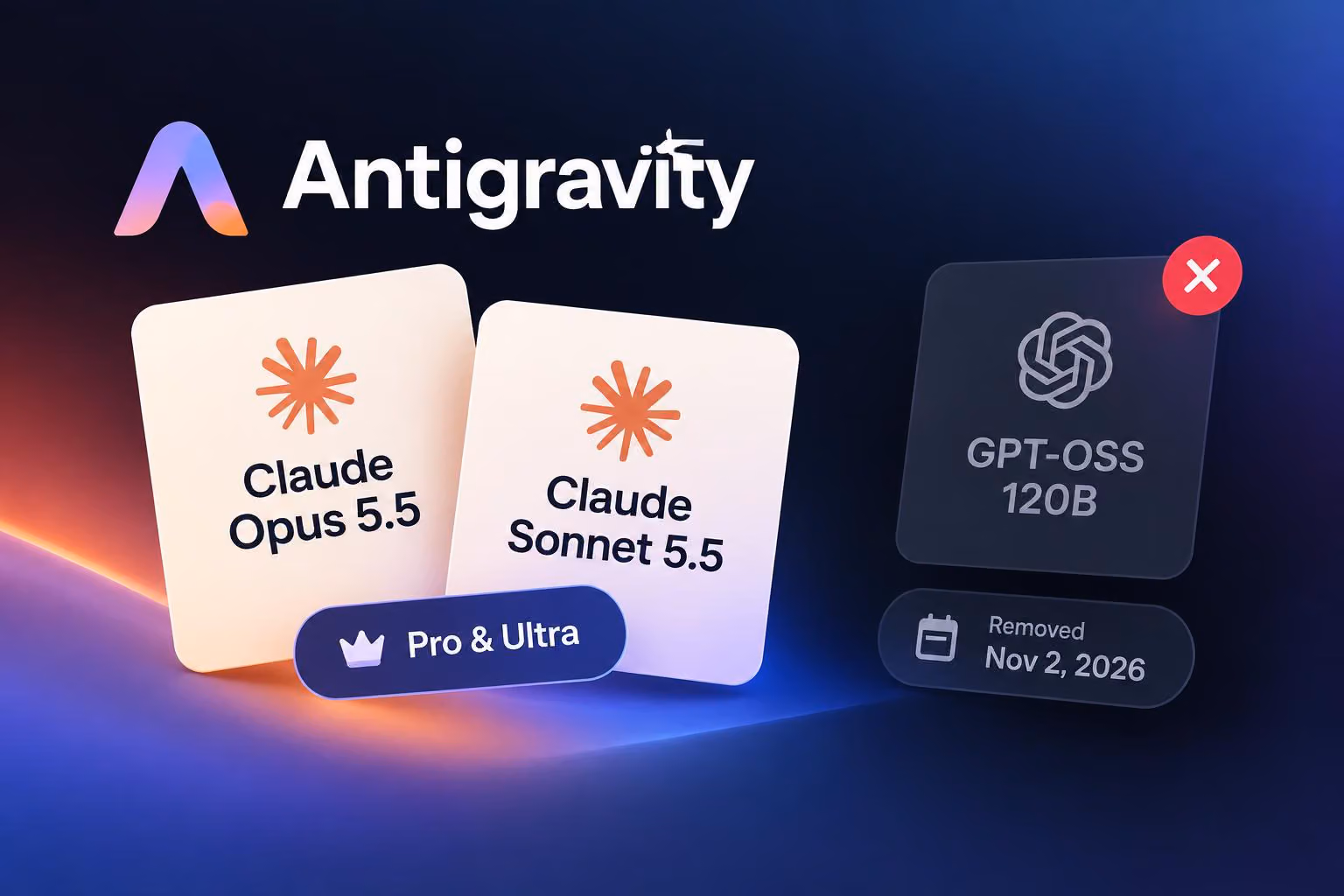 Antigravity Reportedly Adds Claude 5.5 Models as GPT-OSS 120B Removal Looms