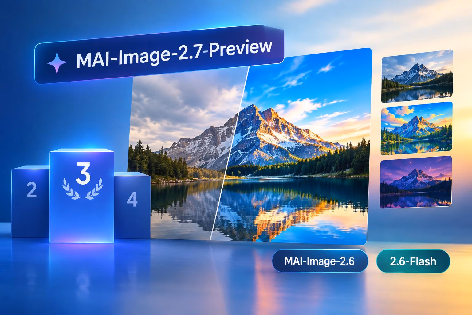 MAI-Image-2.7-Preview Hits No. 3 on Arena's Image Edit Board
