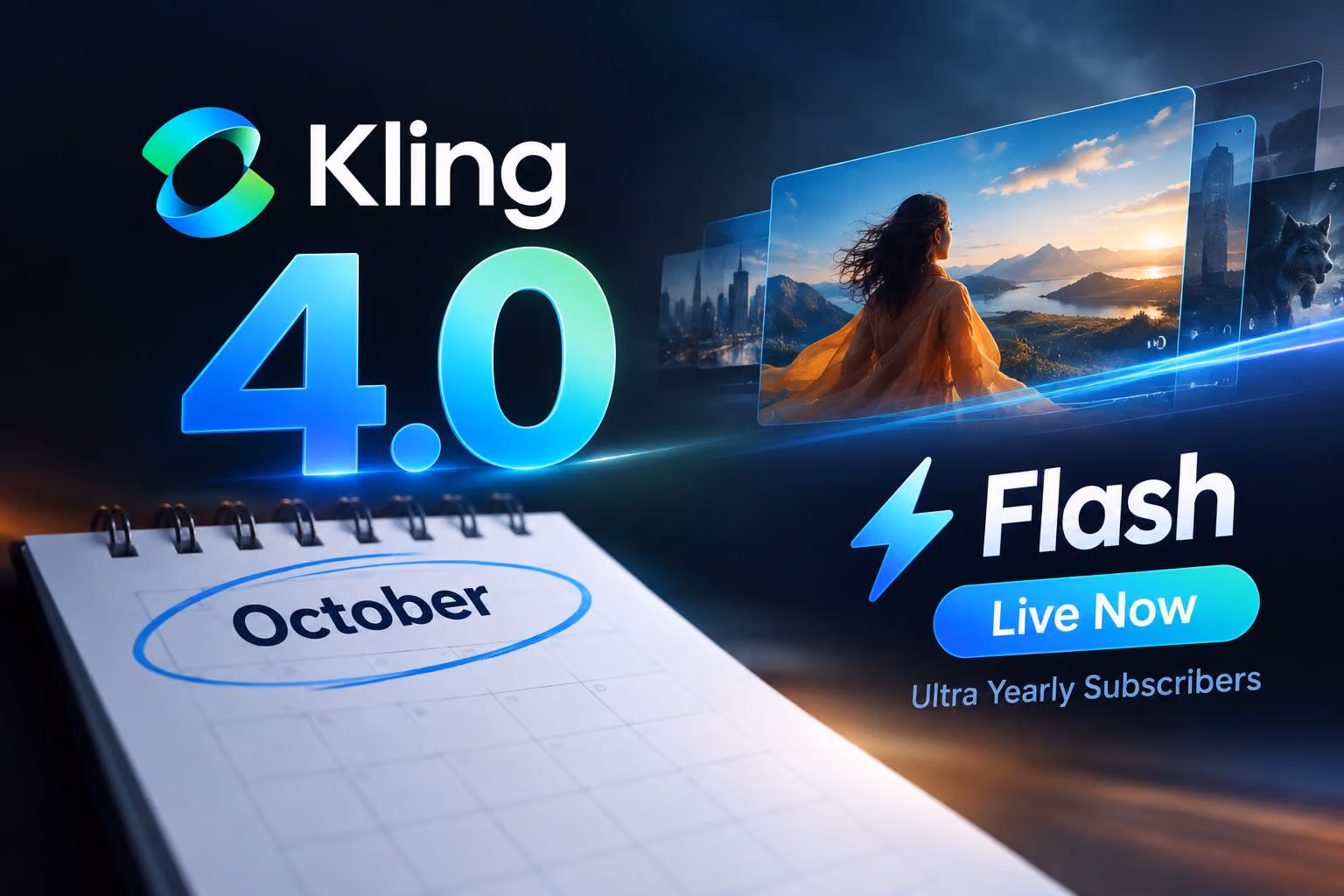 Kling 4.0 Is Coming in October, Flash Is Live Now