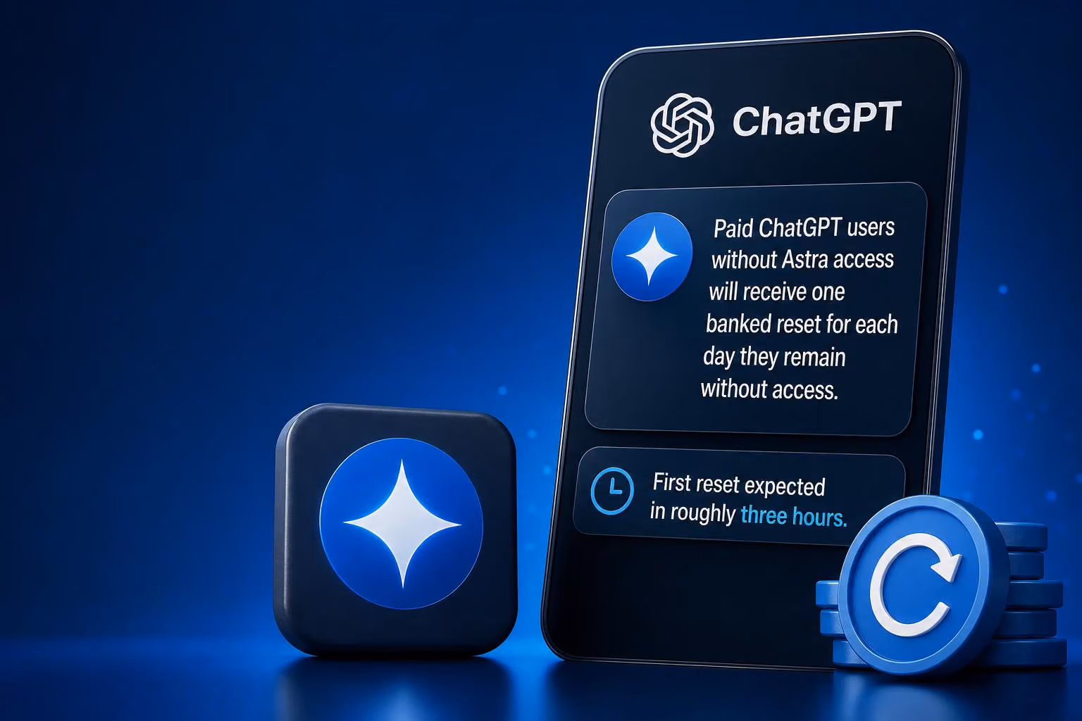Paid ChatGPT Users to Get Banked Resets While Waiting for Astra