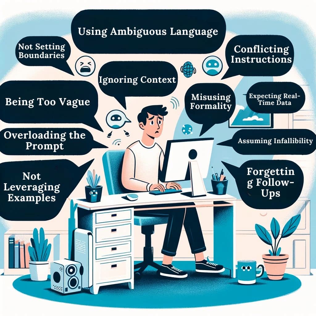 Common Mistakes to Avoid When Prompting ChatGPT infogram