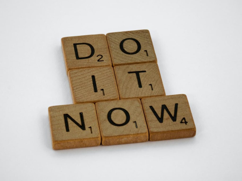 do it now prompt photo