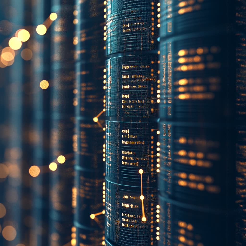 A close-up of a complex data network connecting various book titles, genres, and user preferences, visually representing how advanced algorithms process data to make recommendations ai generated