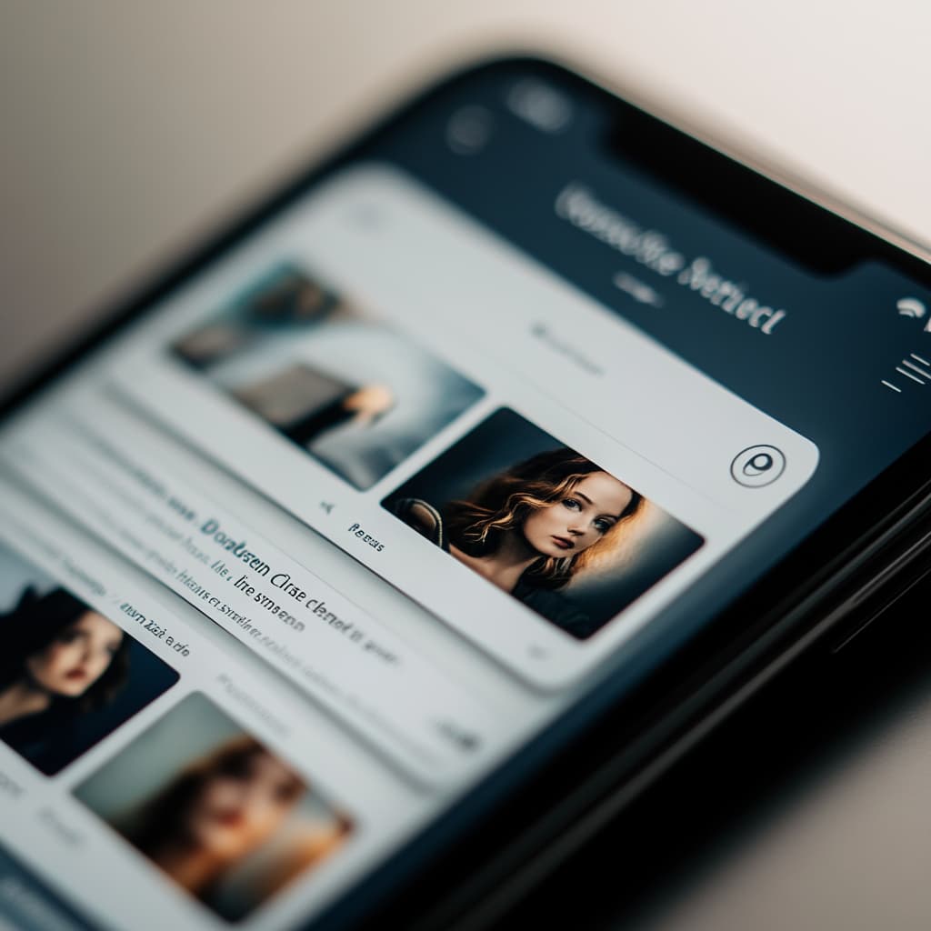A close-up of a digital interface showing a list of book recommendations with a filter option for “Personalized Preferences.” The image emphasizes how personalization enhances the reading experience. ai generated
