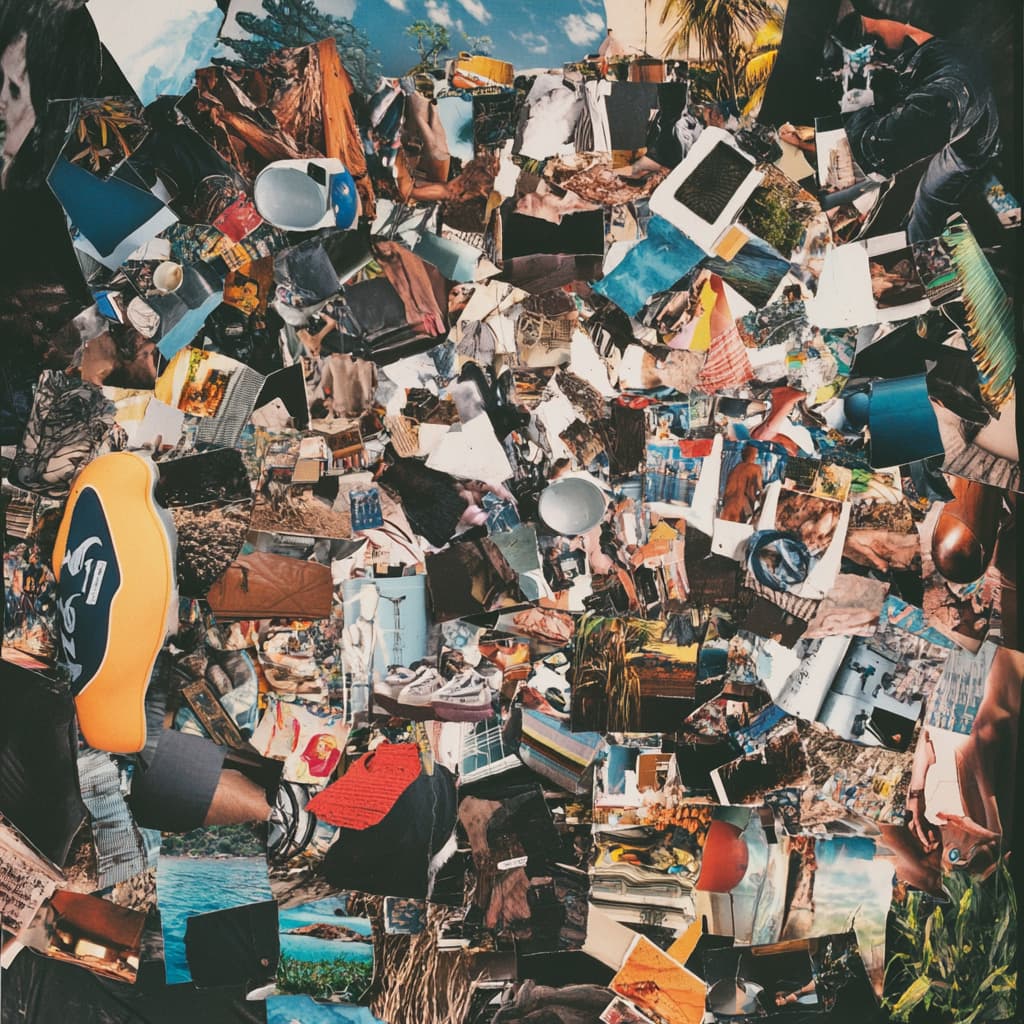 A collage of before-and-after scenes, like a messy room turned organized or an out-of-shape person becoming fit, each image representing a success story of habit change. ai generated