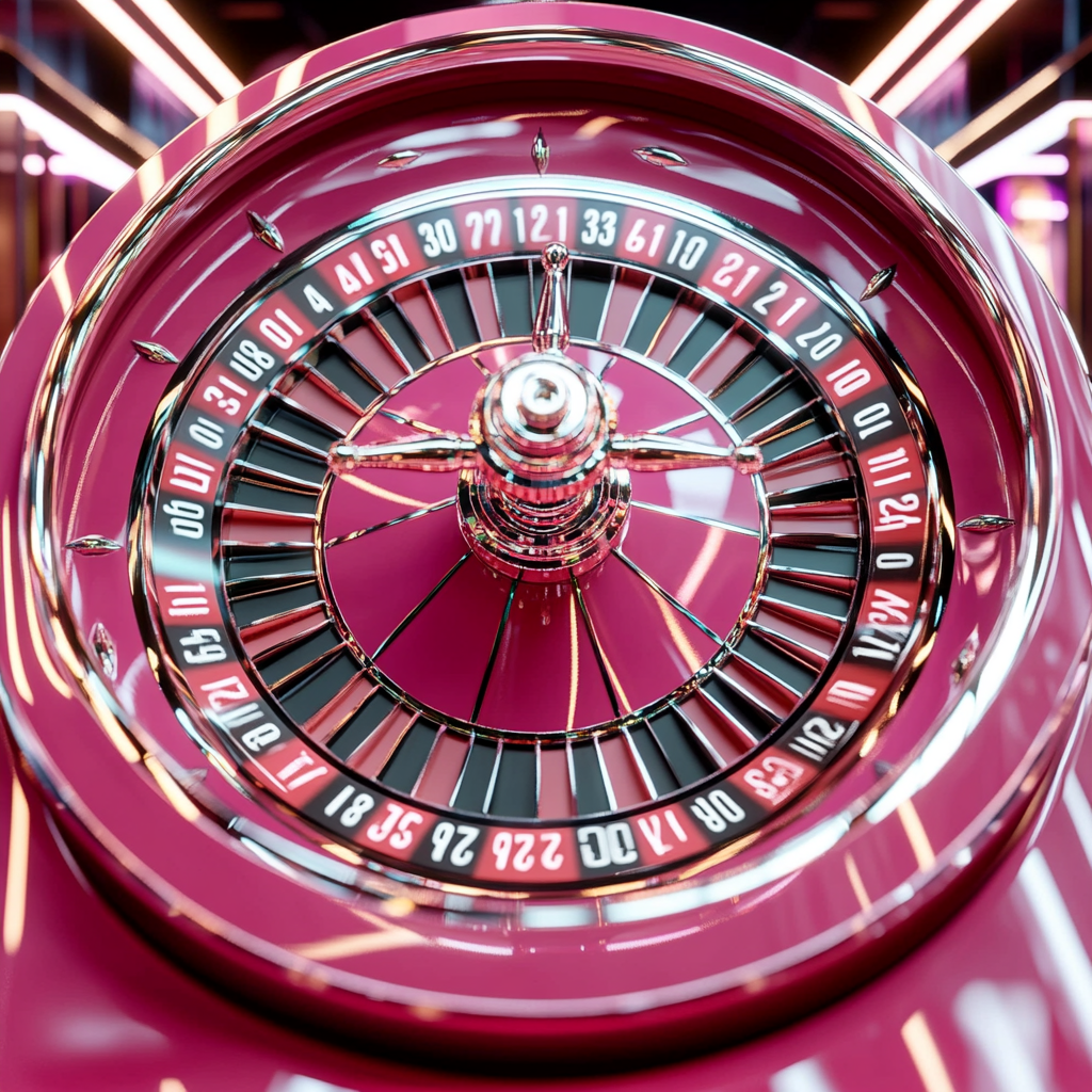 A digital roulette wheel filled with diverse exercise types. As it spins, it creates a unique, exciting workout routine, ai generated