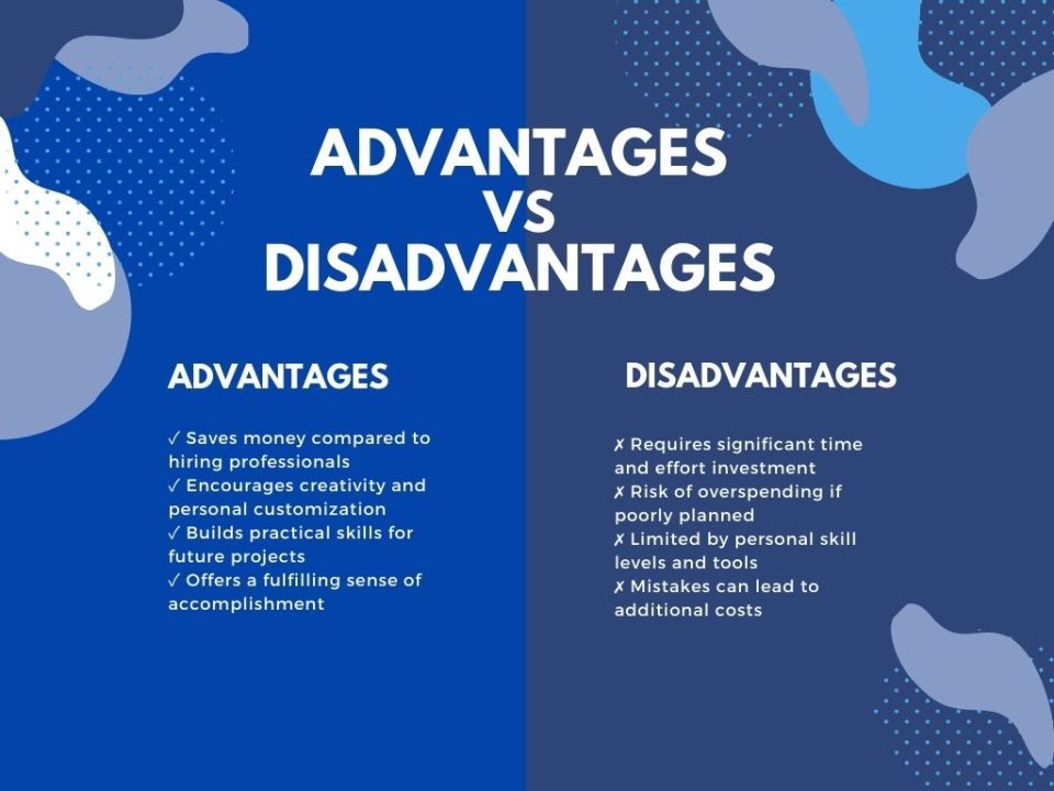 Advantages & Disadvantages of Budget-Smart DIY
