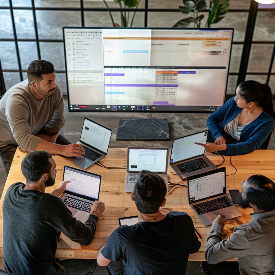Content Calendar Architect Custom GPT Laptops meeting thats AI generated