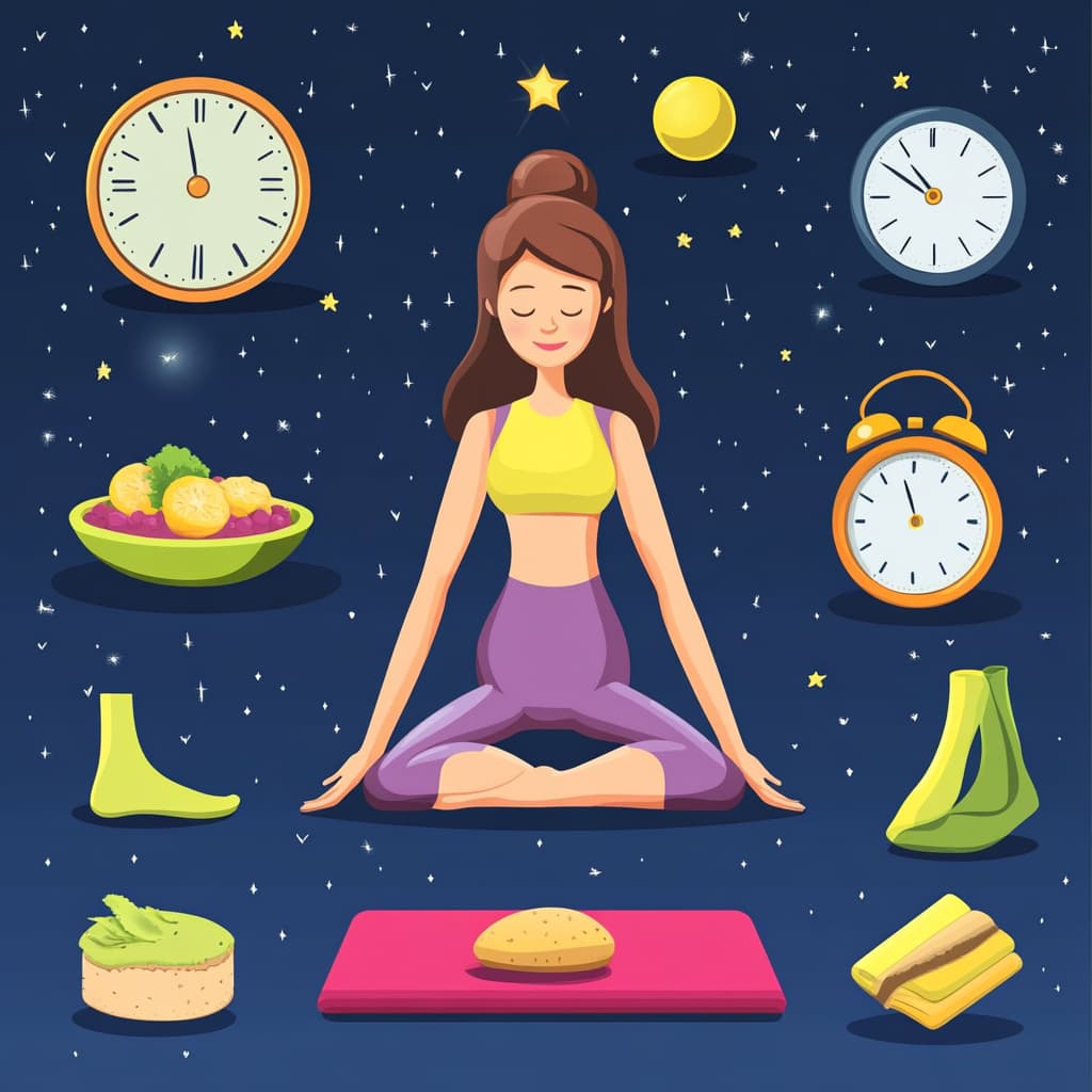Create an infographic that highlights various evidence-based sleep strategies. ai generated