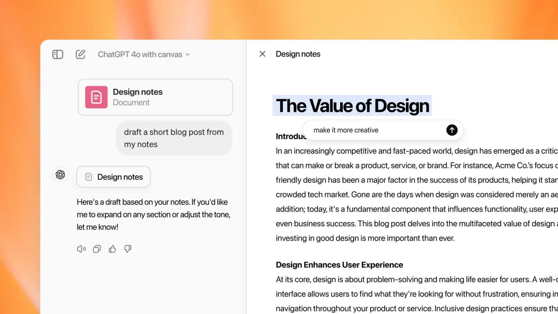 Introducing Openai Canvas A New Way to Collaborate on Writing and Coding