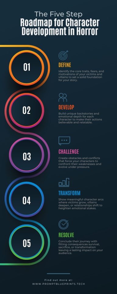 Roadmap for Character Development in Horror