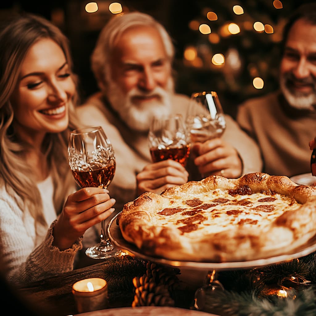 Show a series of scenes where individuals or families celebrate financial milestones. ai generated