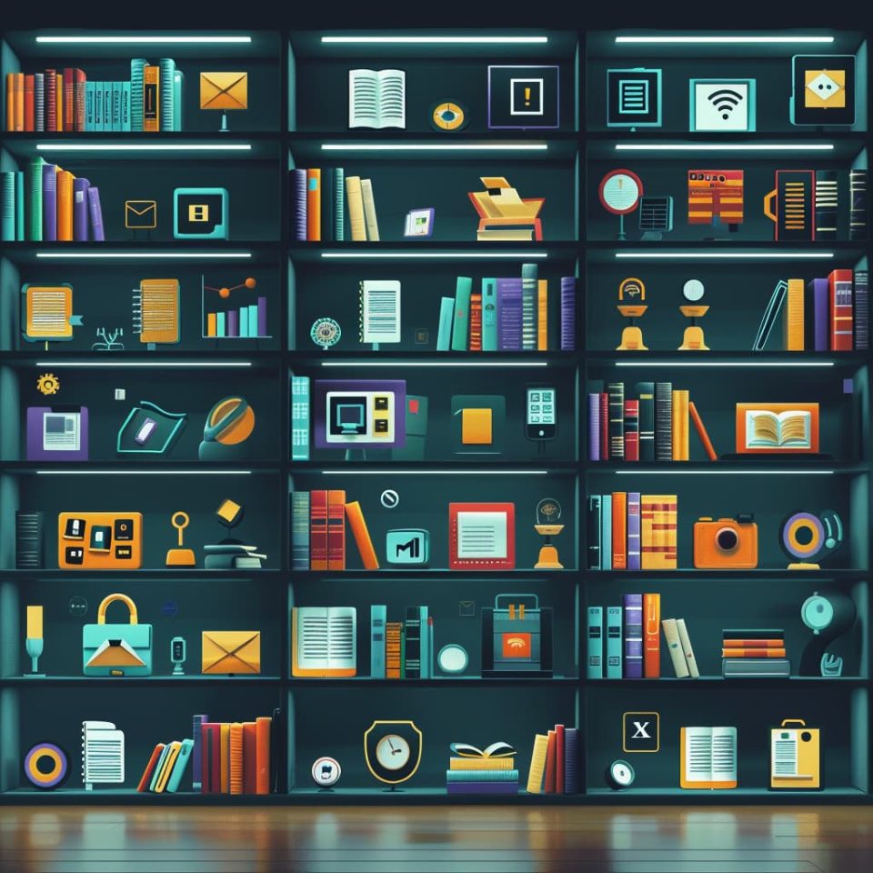 customgpt-directory-searcher showing book case full of custom gpts