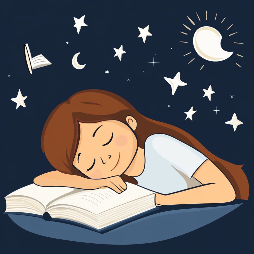 llustrate a person engaging with their sleep coach regularly, ai generated